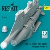 RESKIT RS32-0491 GBU-62 (JDAM-ER) bombs with pylons for MiG-29 (2 pcs) (3D Printed) 1/32